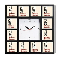Mr. Donut Advertising Promo Diner Clock 10.5". Not $65