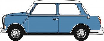 Oxford Diecast 76RE002 Riley Elf MKIII Persian Blue/Snowberry OO Gauge