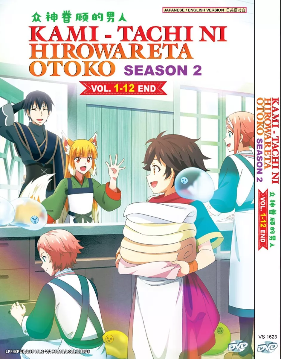 DVD~ANIME KAMI-TACHI NI HIROWARETA OTOKO SEA 2 VOL.1-12 END ENG DUB + FREE  SHIP