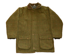 RYDALE Green Tweed Shooting Jacket Ladies Small EU34 - DAMAGE TO LINING
