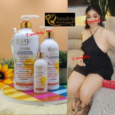 3pc Easy Glow Glutathion, Vit. C WHITENING body Milk, Shower Gel  SERUM     