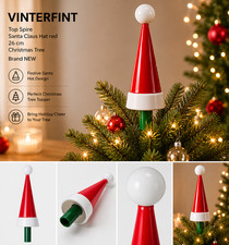 IKEA VINTERFINT Top Spire, Santa Claus Hat red, 26 cm Christmas Tree Brand NEW