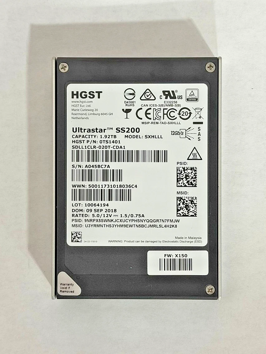 HGST lance un SSD SAS 12 Gbps à 1100 Mo/sec