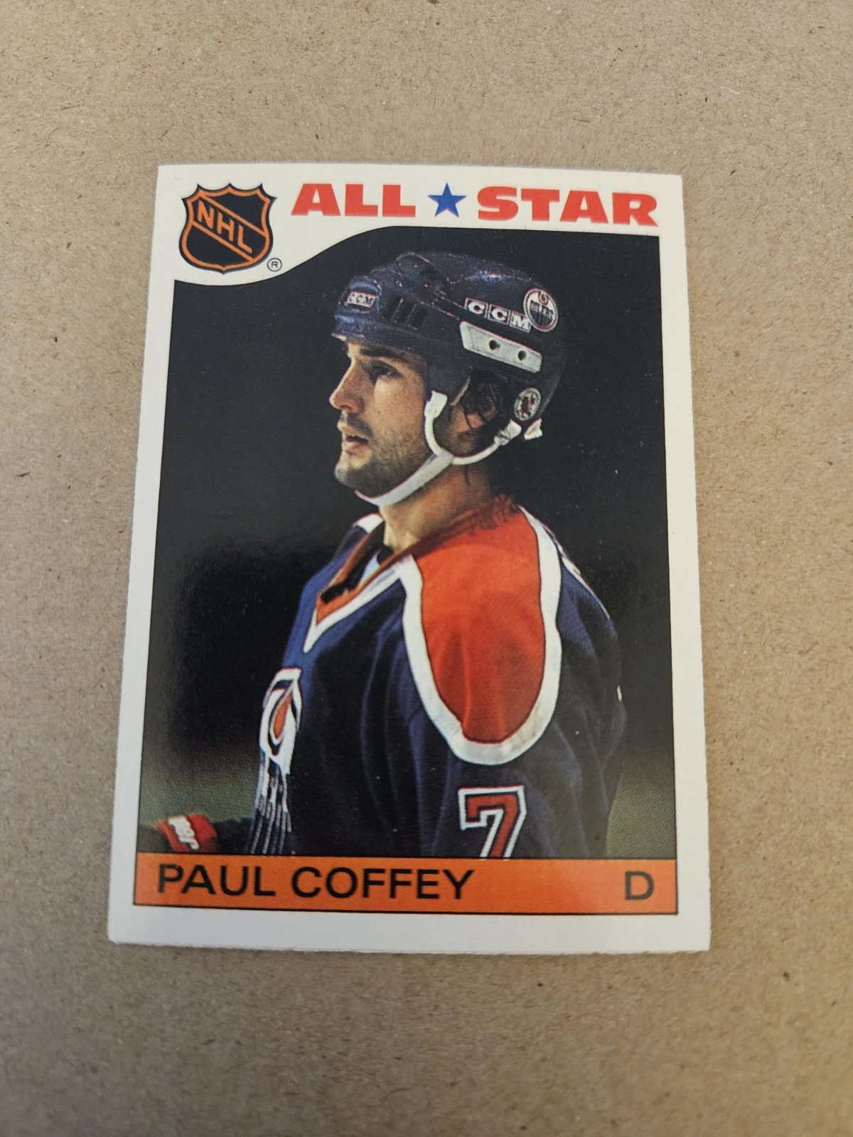 Paul Coffey trading card