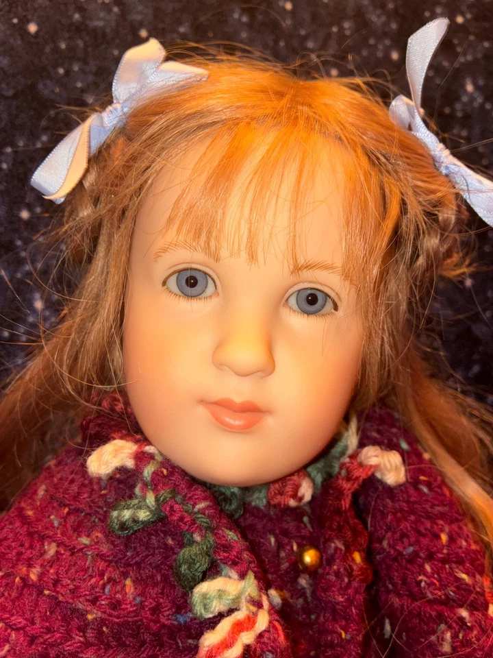 Gotz Doll by Sabine Esche – 22" Collectible Doll 1992 Beautifull Dress - Image 3 of 4