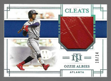 Ozzie Albies 2020 Panini National Treasures Memorabilia Cleats 10/14