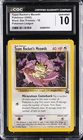 2000 POKEMON BLACK STAR PROMOS #18 TEAM ROCKET'S MEOWTH CGC 10 GEM MINT