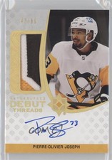 2020 Upper Deck Ultimate Collection 47/99 Pierre-Olivier Joseph Patch Auto um0