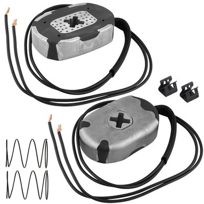 2 Pack 12'' Trailer Brake Magnet Wiring Kit For 5200-7000 lb