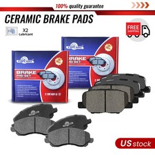 Front & Rear Ceramic Brake Pads Set for 2013-2017 Mitsubishi Outlander Sport RVR