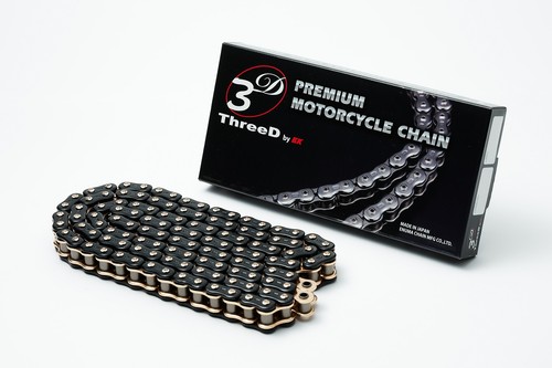 Vortex Racing 530 Z 3D Rivet Master Chain Chrome 120 Links 530Z3D-120C - Picture 2 of 2