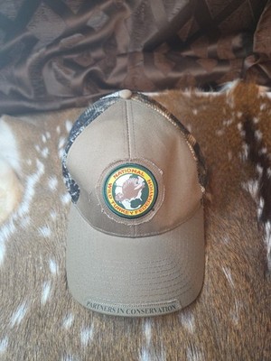 Vintage NWTF Old Style Patch Logo Conservation Mesh Back  display picture 3