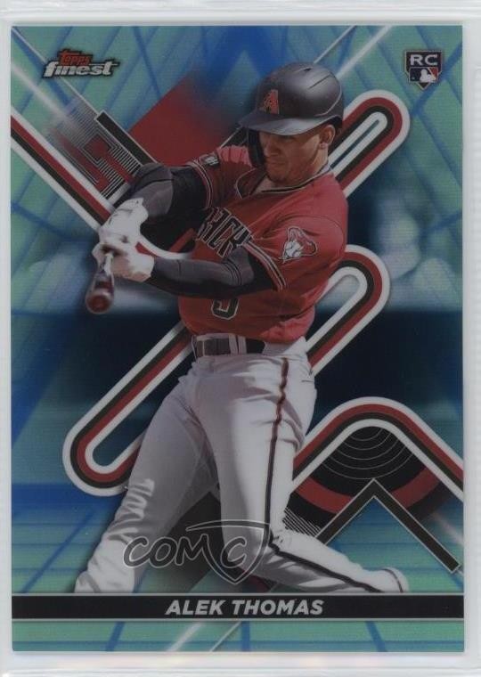 2022 Topps Finest Blue/Aqua Vapor Refractor 70/250 Alek Thomas #43 5j8