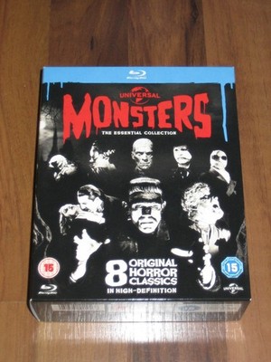 ''UNIVERSAL CLASSIC MONSTERS - THE ESSENTIAL COLLECTION'' 8 BR's