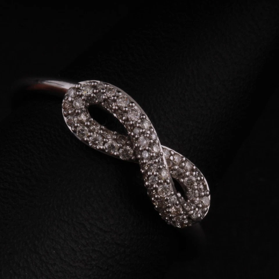 Anillo de diamantes de ley Georg Jensen # 452. Infinity. Regitze Overgaard. ¡NUEVO! Foto 3 de 4