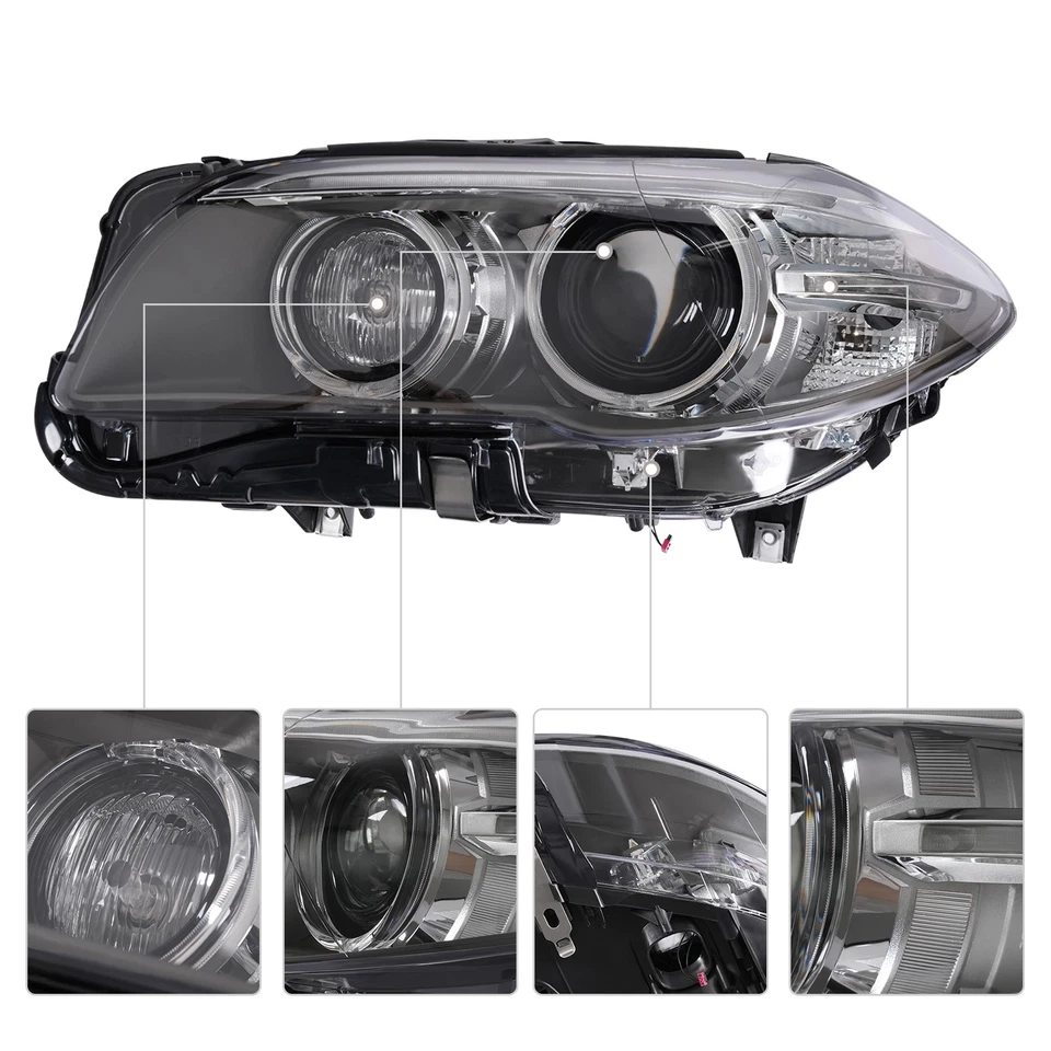 For 2014-2016 BMW 5 Series F10 F18 Xenon/HID Headlight w/AFS Headlamp Left Drive Foto 3 de 4