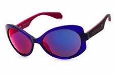 New Adidas OR0020 81U Shiny Violet/Bordeaux Mirror 56-16-130 Sunglasses