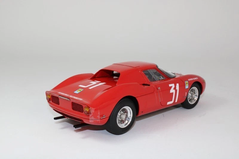 CMC Ferrari 250 LM #31 Nino Vaccarella winner Monza Intereuropa 1964 1/18 M-268 - Immagine 4 di 4