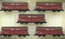 1:160 N Minitrix 15185 Selbstentladewagen Erzwagen Fad der DB "RAG Ruhrkohle AG"