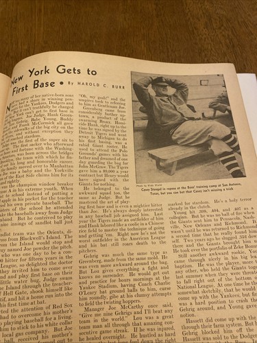 REVISTA DE BÉISBOL MAYO DE 1941 Bucky Walters EN PORTADA llena de grandes hermosos - Imagen 22 de 24