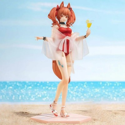 Arknights Summer Swimwear Angelina Anime Figure Handmade Model Ornament