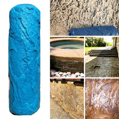 THE ''ORIGINAL DESIGNED'' WEATHERED FLAGSTONE CONCRETE STAMPING TEXTURE ROLLER