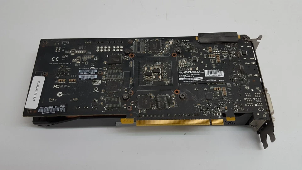 Lot of 2 EVGA Nvidia GeForce GTX 760 SC 2 GB GDDR5 PCI Express x16 Video Card - Image 3 of 3