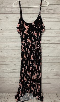 Loft Beach Floral Sleeveless Maxi Dress Size 18 NWT Black Pink Wrap Jersey Knit | eBay Loft Beach Floral Sleeveless Maxi Dress Size 18 NWT Black Pink Wrap Jersey Knit | eBay