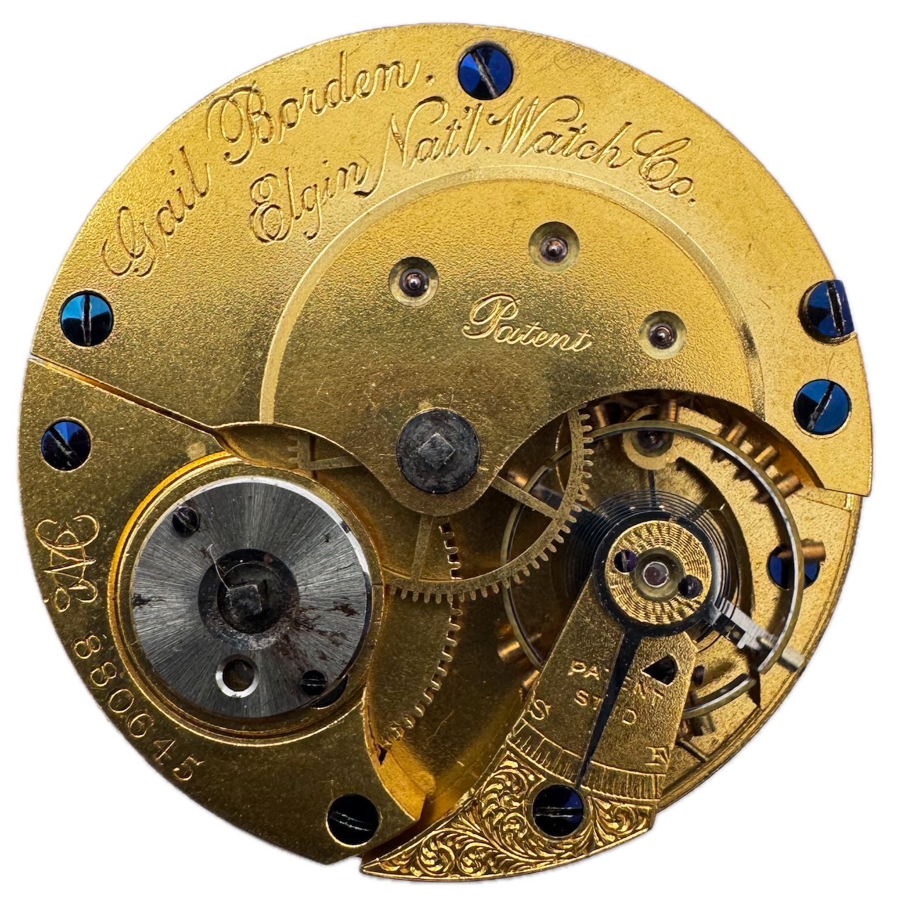 Antique 1881 Elgin 11 Jewel Mechanical Pocket Watch Movement 22 USA