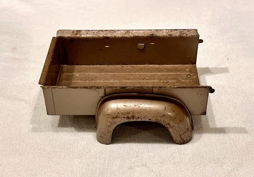 1950's Tonka Bronze Stepside Pickup Truck Bed w/ Fenders Original Parts