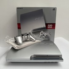 Sony Playstation 3 PS3 Slim ARGENTO 320GB Controller Scatola  SILVER COMPLETA