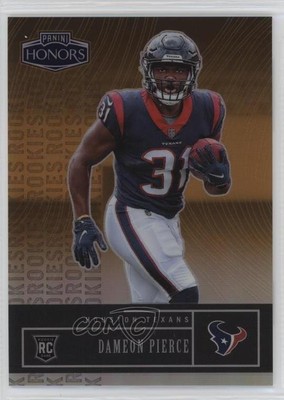 2022 Panini Honors Rookies Orange 12/20 Dameon Pierce #54 8gd