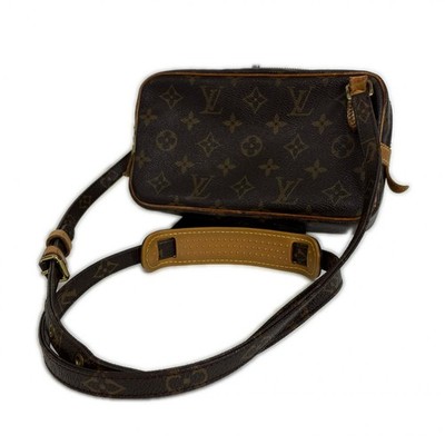 LOUIS VUITTON Pochette Marly Bandriere Schultertasche M51828 Monogram Canvas ...