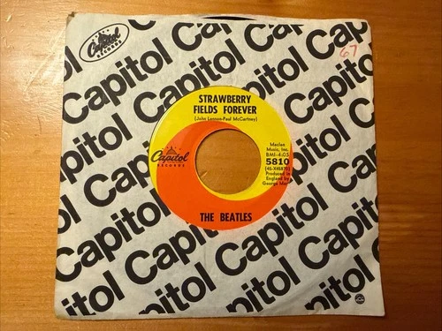 The Beatles – Strawberry Fields Forever/Penny Lane ‘67 Capitol 5810 45 Vinyl VG+