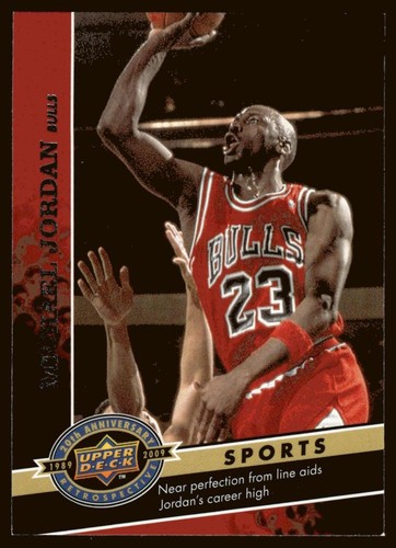 Michael Jordan #176 2009 Upper Deck 20th Anniversary card