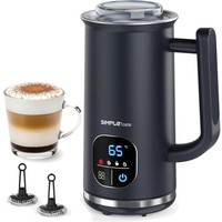Elektrischer MilchaufschäUmer 4-In-1, Heiß & Kalt, Antihaft, Automatik, Leise...