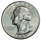 1957 Washington Quarter CHBU 612