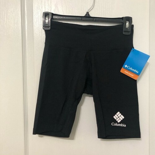 Columbia, Columbia Trek 1/2 Tight Womens Size XS Black Omni-Shade UPF 50 Biker Shorts NWT