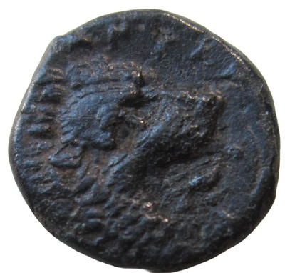 TROAS, ANTANDROS. AE 12. CIRCA 4th CENTURY BC. APOLLO/HEAD OF LION.
