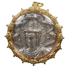 TOP! REAL JATUKAMRAMATHEP OLD THAI BUDDHA AMULET PENDANT VERY RARE !!!