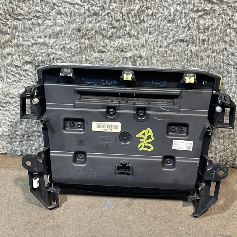 2013-16 LINCOLN MKS DUAL RADIO A/C HEATER CLIMATE CONTROL PANEL OEM FLAW - Image 4 of 4