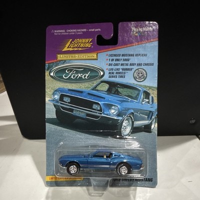 Johnny Lightning Limited Edition 1968 Ford Shelby Mustang Blue 1:64 SAMPLE RARE