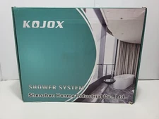 KOJOX 12 Inch Shower System w/ High Pressure Rainfall Shower Head New In Box