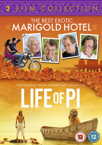 The Best Exotic Marigold Hotel/Life of Pi DVD (2015) Bill Nighy, Madden (DIR) - Afbeelding 1 van 1