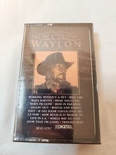 Waylon Jennings - New Classic Waylon Cassette Tape 1989