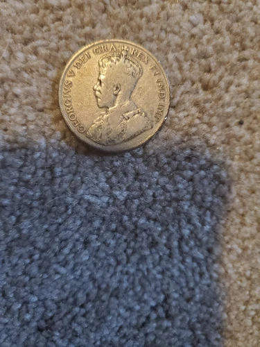 1918 Canada Half Dollar 50c Canadian Coin Very Fine Circulated VF Condition