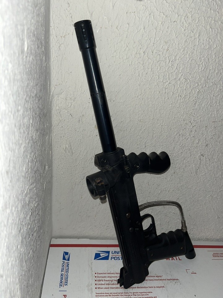 Tippmann 98 Custom Paintball Marker Black For Parts Or Repairs Fair