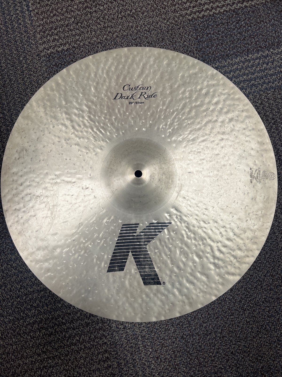 Used Zildjian 20" K Custom Dark Ride Cymbal eBay