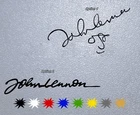 STICKER PEGATINA DECAL VINYL John Lennon Signature