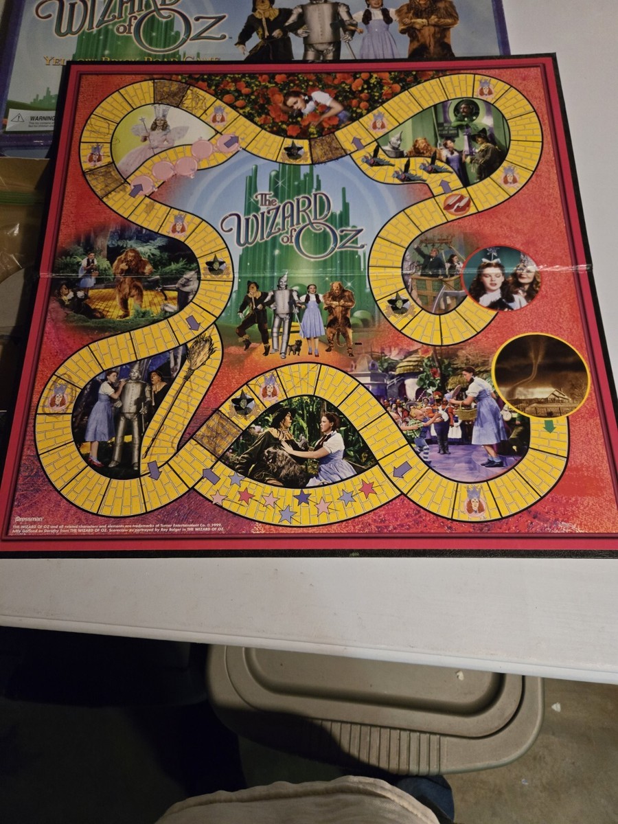 The Wizard Of Oz Yellow Brick Road Board Game by Pressman Vintage